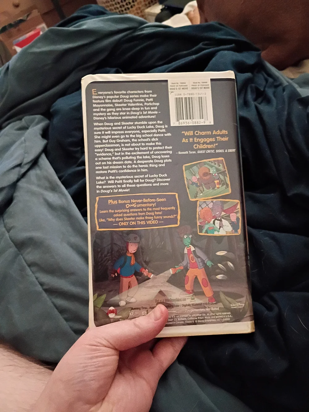 Disney Doug's 1st Movie Kids VHS - Blue Cover